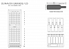 Винный шкаф двухзонный Dunavox DX-123.338DB фото