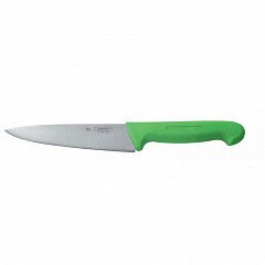 Нож поварской P.L. Proff Cuisine PRO-Line 16 см, зеленая пластиковая ручка в Санкт-Петербурге, фото