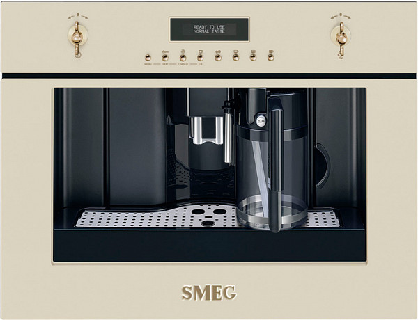 Автоматическая встраиваемая кофемашина Smeg CMS8451P фото