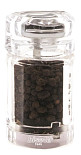 Мельница для перца Bisetti h 8,5 см, акрил, прозрачная, TORINO (9810)