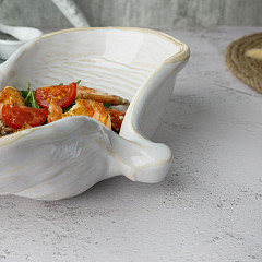 Салатник P.L. Proff Cuisine 325 мл 24,5*16 см h7 см Gray Shell Frutti di Mare (81241238) в Санкт-Петербурге, фото 2