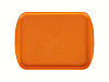Поднос столовый с ручками Luxstahl 415х305 мм светло-оранжевый фото
