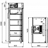 Шкаф морозильный Atesy F 0.7-S глухая дверь фото