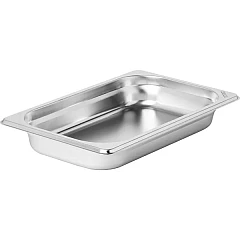 Гастроемкость из нержавеющей стали Prohotel GN 1/4 сталь нерж. 1,1л ,H=40,L=265,B=162мм металлич. (04011994) в Санкт-Петербурге, фото