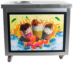 Фризер для жареного мороженого Foodatlas KCB-1Y (световой короб, стол для топпингов) в Санкт-Петербурге, фото