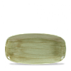 Блюдо прямоугольное без борта Churchill CHEFS Stonecast Patina Burnished Green PABGXO111 фото