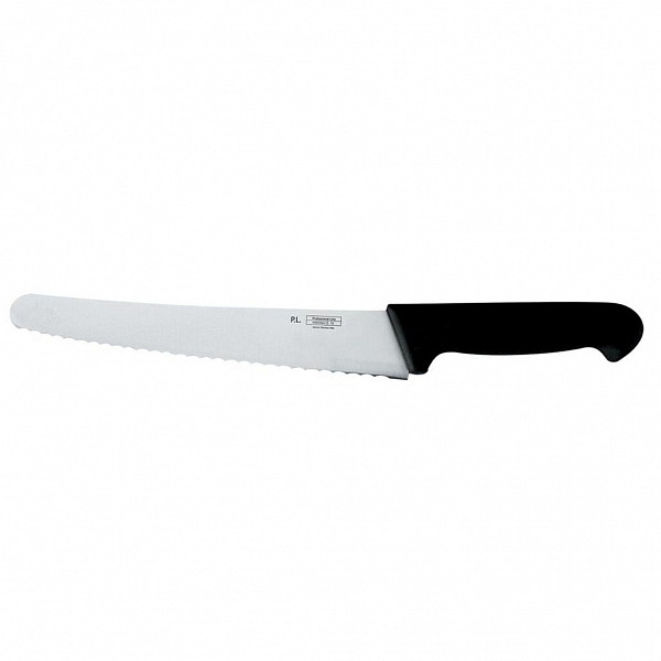 Нож кондитерский P.L. Proff Cuisine PRO-Line 25 см, черная пластиковая ручка фото