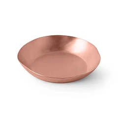 Блюдо для морепродуктов с неровными краями медное Gibco 30 см Купер в&nbsp;Санкт-Петербурге фото