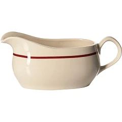 Соусник Steelite Кларет фарфор 130мл ,H=55,L=140,B=60мм бежев.,бордо (03040206) в Санкт-Петербурге, фото 1