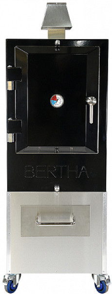 Печь на твердом топливе (хоспер) Bertha Black фото