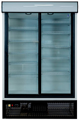 Шкаф холодильный Ангара 1500 Канапе, Распашной, двери стекло (-6+6) в Санкт-Петербурге, фото