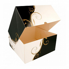 Коробка для торта Garcia de Pou 24*24*12 см, белая, картон в Санкт-Петербурге, фото