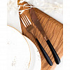 Нож столовый P.L. Proff Cuisine 23,1 см ручка матовый черный, медь PVD Provence фото