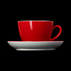 Чайная пара Corone 320мл, красный Gusto фото