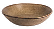 Тарелка глубокая Style Point Stone 22 см, цвет коричневый, Q Authentic (QU63358)