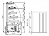 Витрина кондитерская Полюс K70 VM 1,3-1 LIGHT (ВХСв - 1,3д Carboma Техно) фото