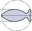 Барабан формующий  100*55*20 мм, рыбка