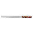 Нож кондитерский  28 см волнистое лезвие Wood деревянная ручка (99005039)